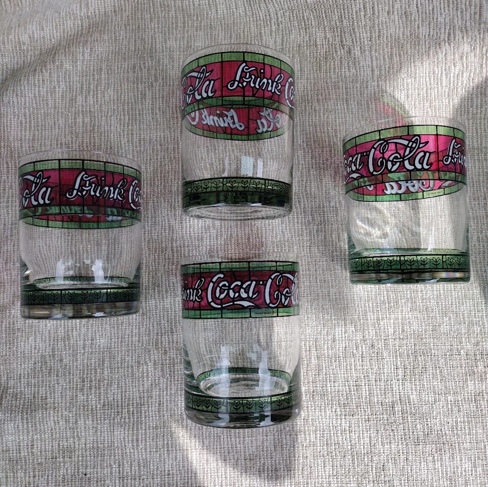 Vintage Coca-Cola Glasses Set Of 4 - Picture 6 of 9